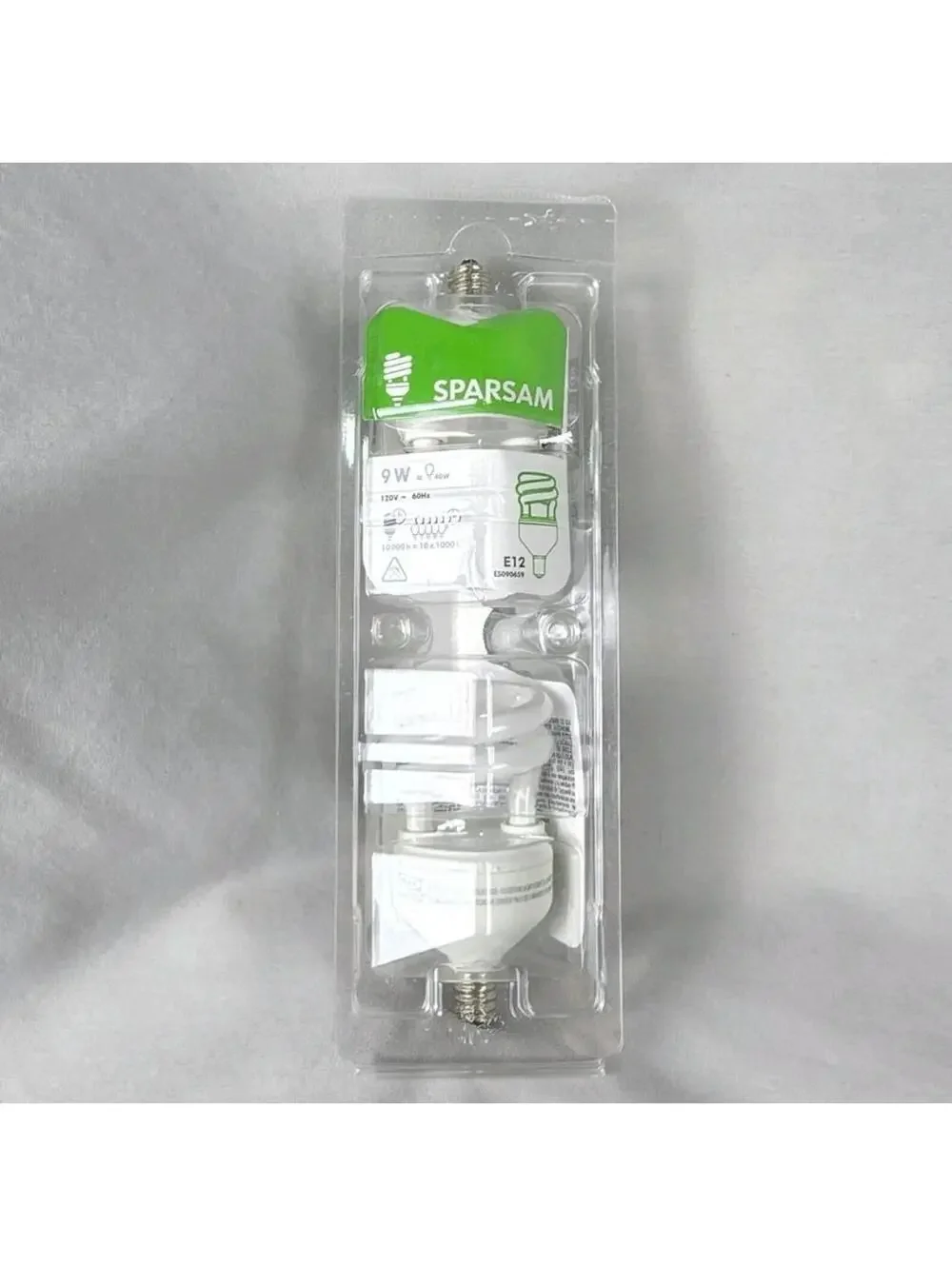 IKEA Sparsam E12 Fluorescent Bulbs 2 Pack Energy Efficient Light Bulbs
